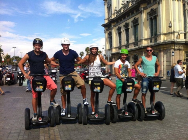 Placida visita en segway